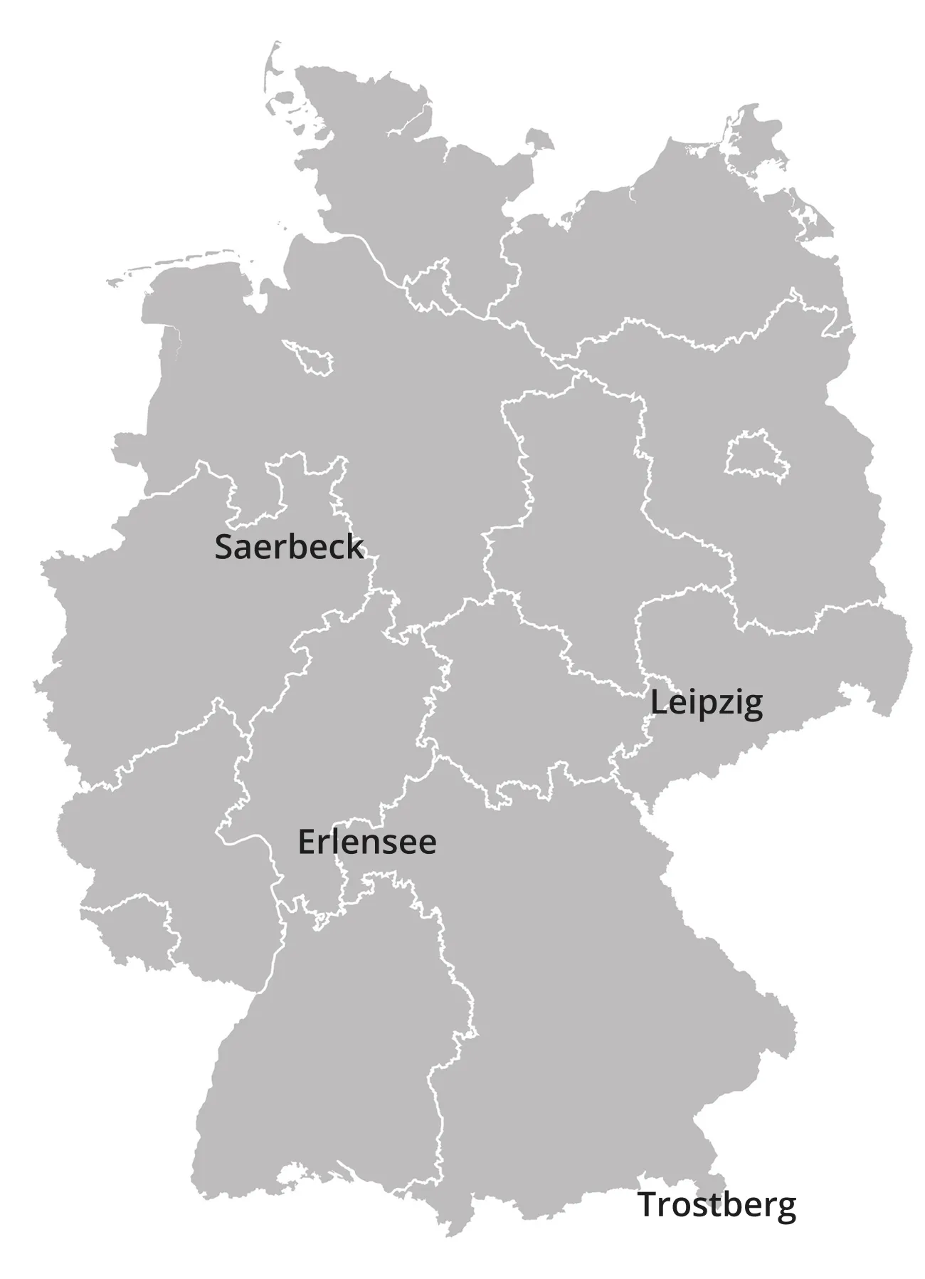 ENIGA GmbH in Trostberg, Erlensee, Leipzig und Saerbeck